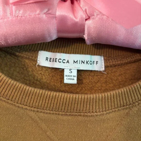 Rebecca Minkoff Janine Sweatshirt Caramel Ruffle - Picture 4 of 10